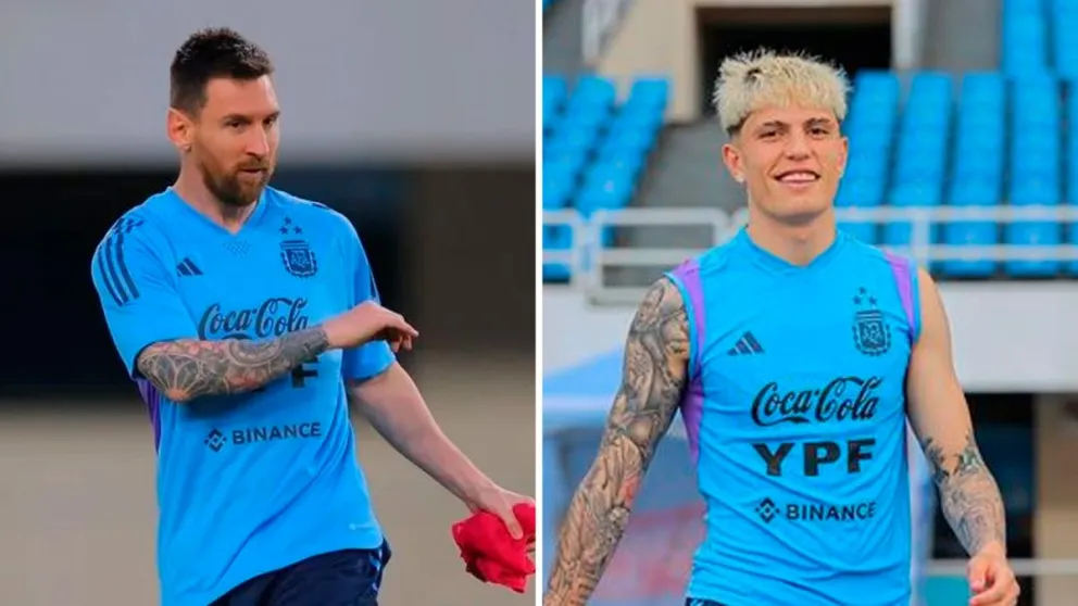  Tensión en la selección argentina: el hermano de Alejandro Garnacho hizo un irónico posteo sobre Lionel Messi 