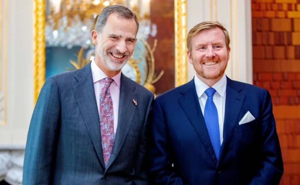 Así fue el inesperado encuentro de Felipe VI con Guillermo de Holanda: sin rastro de Máxima ni Letizia