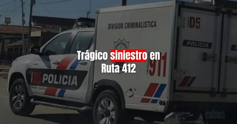 Siniestro vial: falleció una persona tras volcar una camioneta del Ministerio de Minería