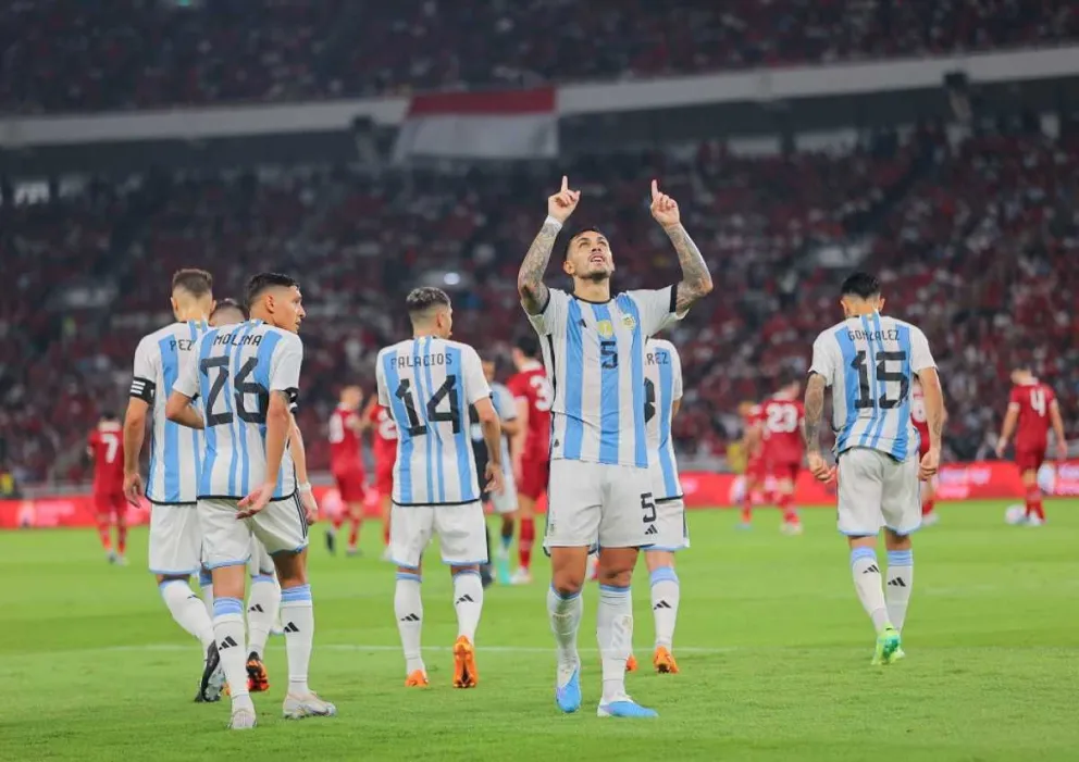 Argentina venció a Indonesia y cerró la gira por Asia