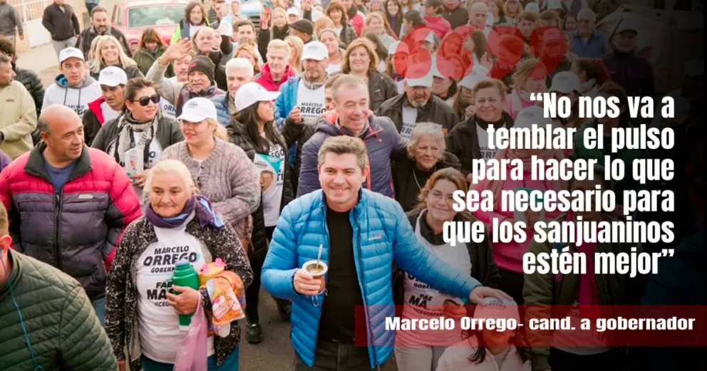 Orrego en Jáchal: "No venimos a tirar todo abajo"