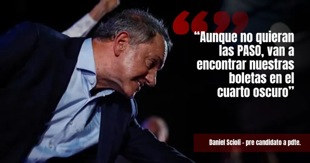 Scioli lanzó su precandidatura y lanzó un mensaje desafiante al kirchnerismo