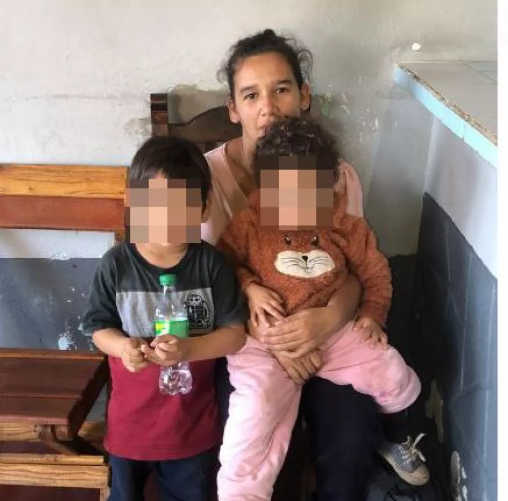 Zulma y sus pequeños hijos finalmente fueron encontrados en Cerro Corá