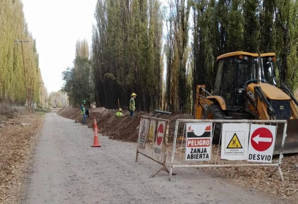 Avanza la obra del Plan Director de Agua: Varias calles están con calzada reducida