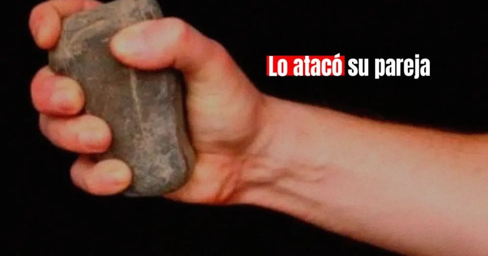 Chimbas: una mujer atacó a su pareja con una piedra 