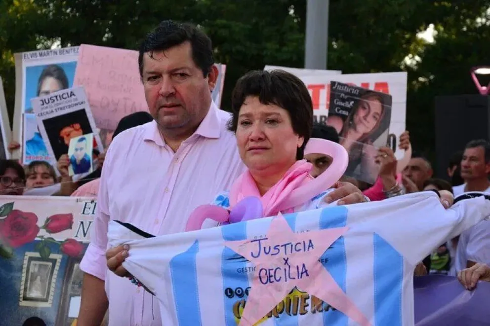 La madre de Cecilia Strzyzowski encabezó una nueva marcha: “Hay que sacar la impunidad”