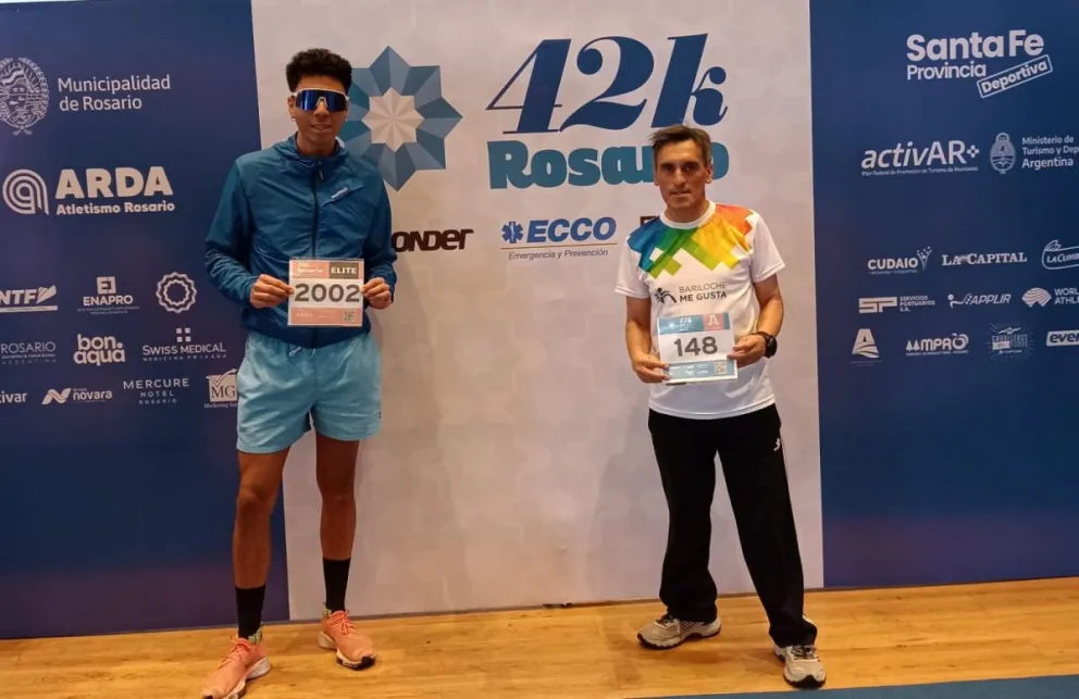 El barilochense Sergio Calfin sumó una excelente carrera en Rosario