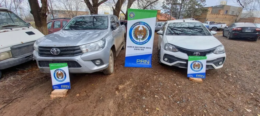 Recuperaron en Roca dos vehículos con pedido de secuestro por robo