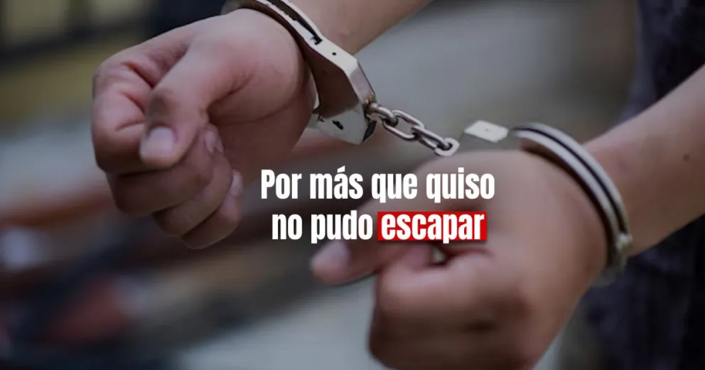 Un ladrón fue detenido por robar un celular e intentar fugarse 