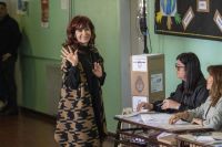 Cristina Kirchner habló e intentó despegarse de Alberto Fernández
